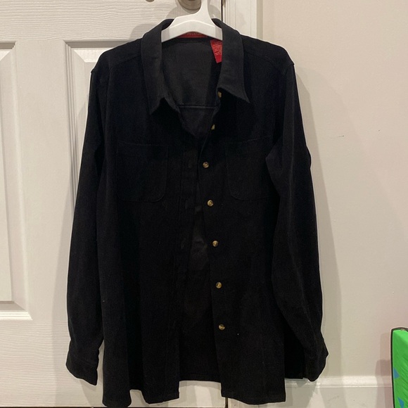 Gloria Vanderbilt Black Button Down Shirt - Size XL women’s extra large tops - Picture 2 of 6